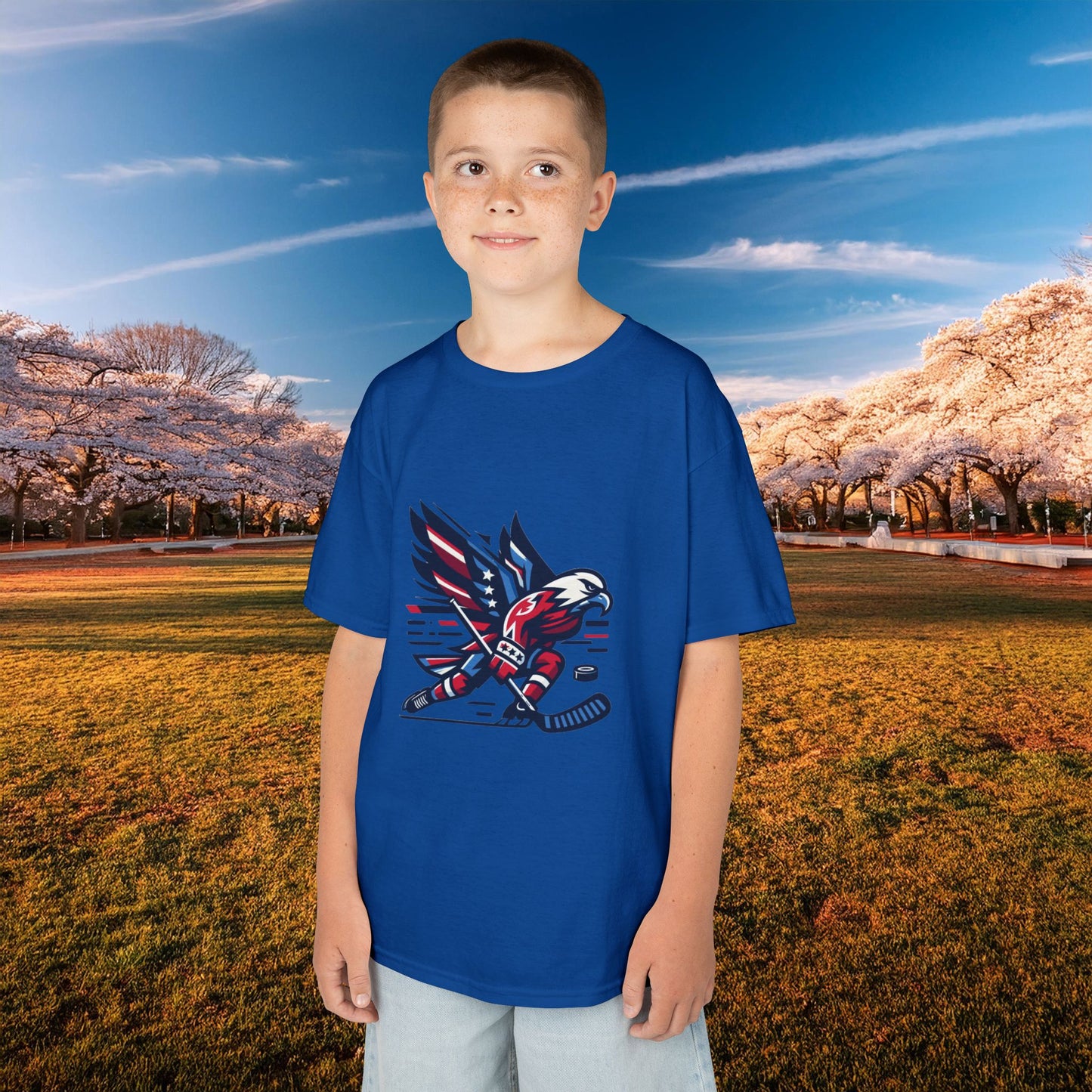 Washington Hockey Eagle Kids Tee