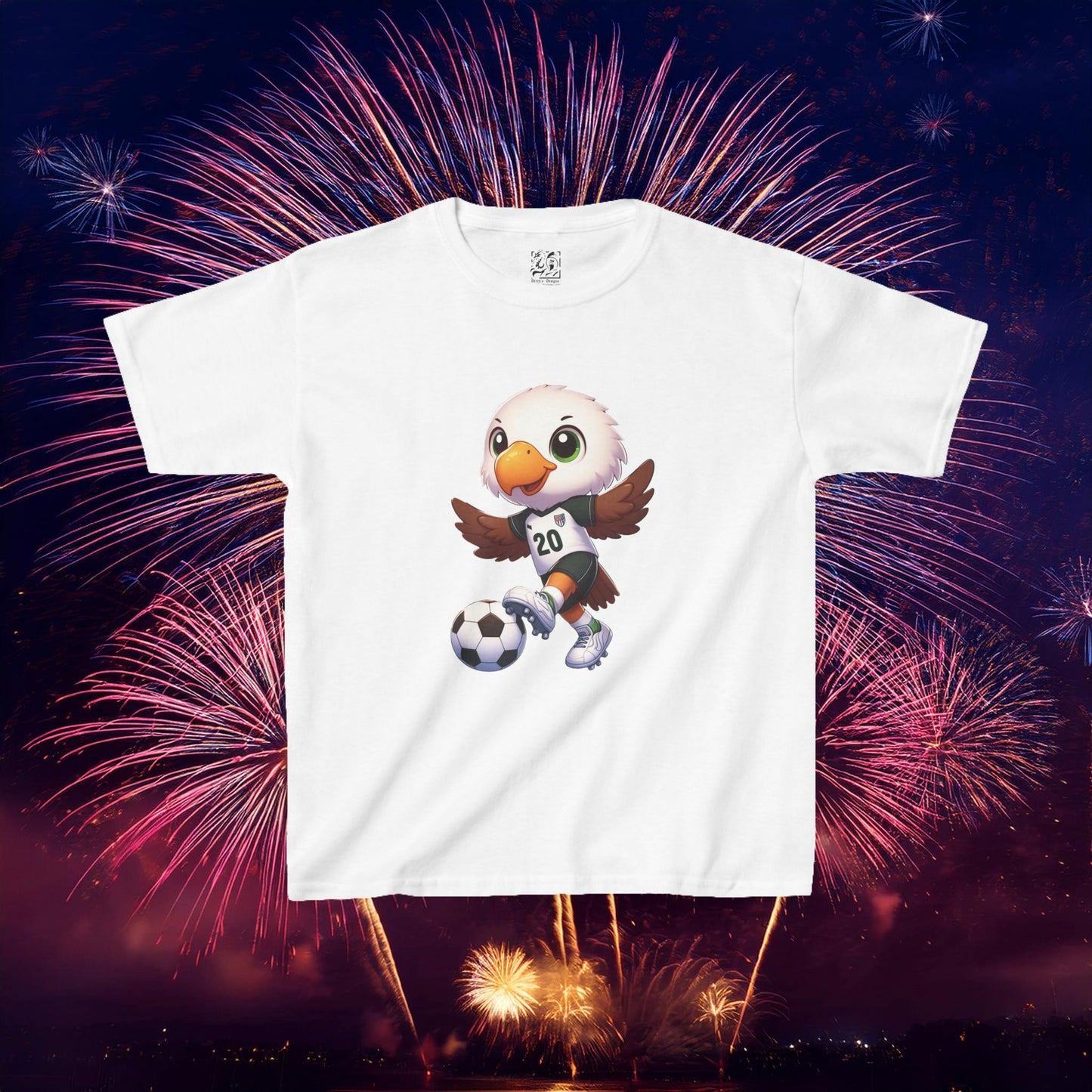 Mini US Soccer Fan Kids Tee