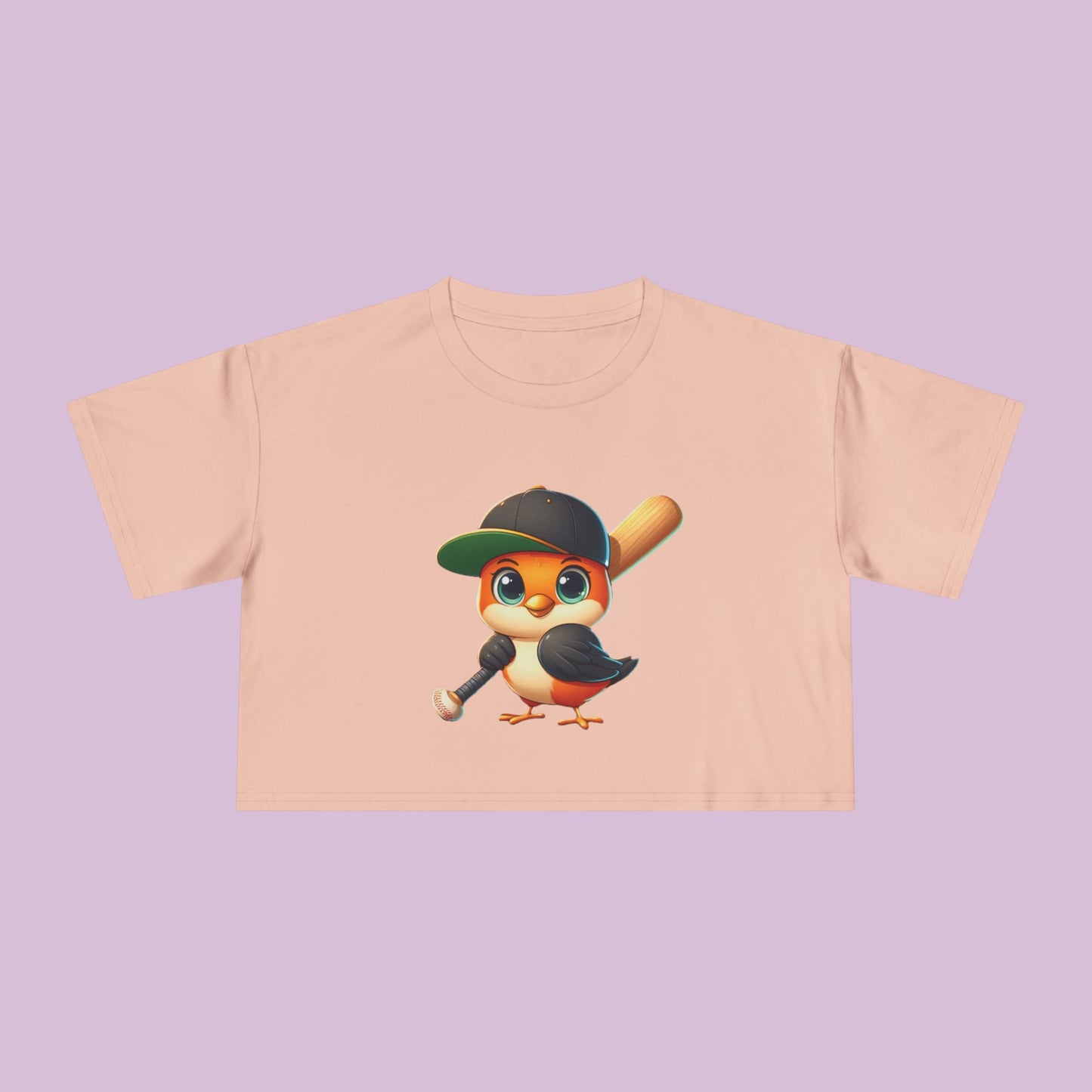 Baltimore Baseball Little Oriole Women's Crop Tee