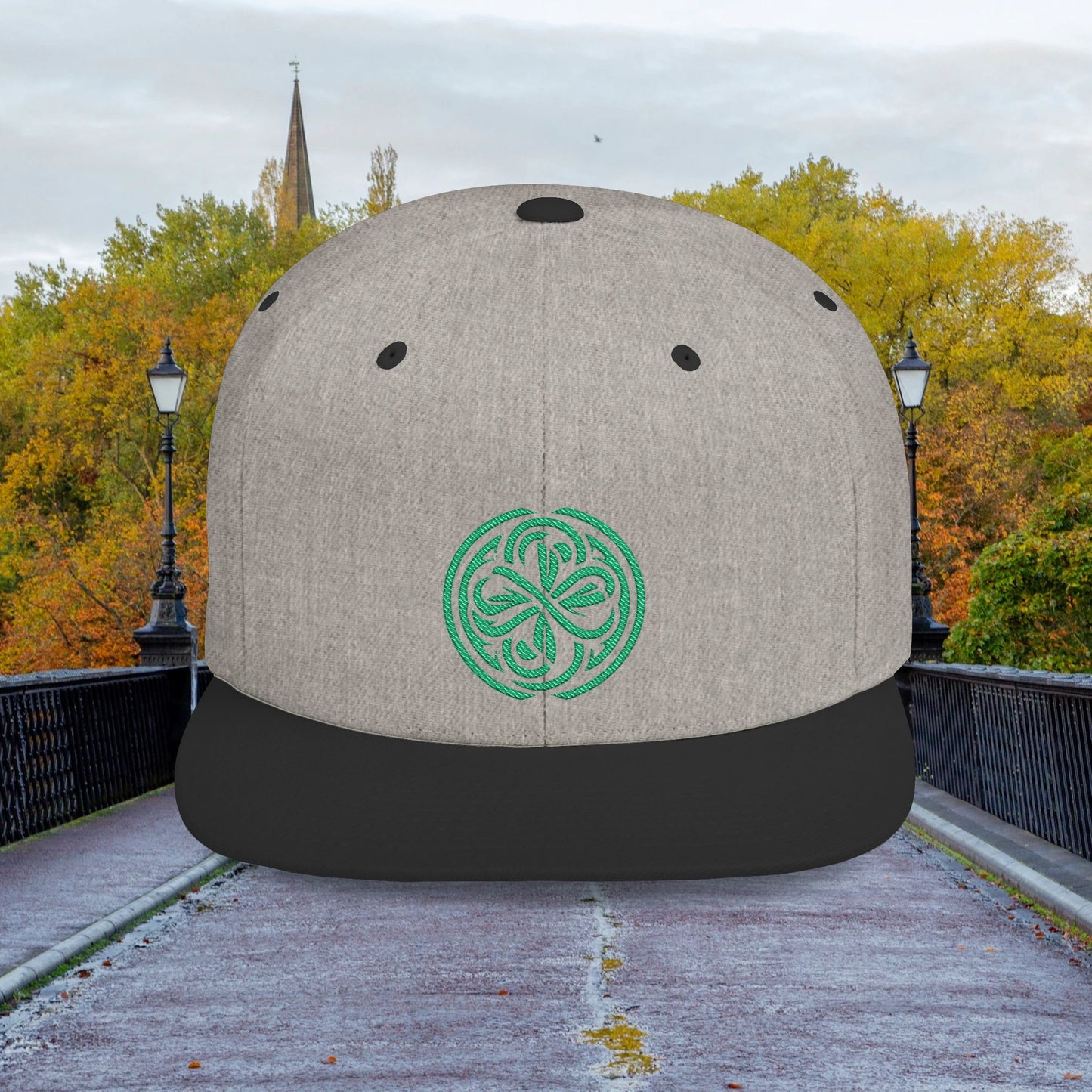 Celtic FC Crest Flat Bill Snapback