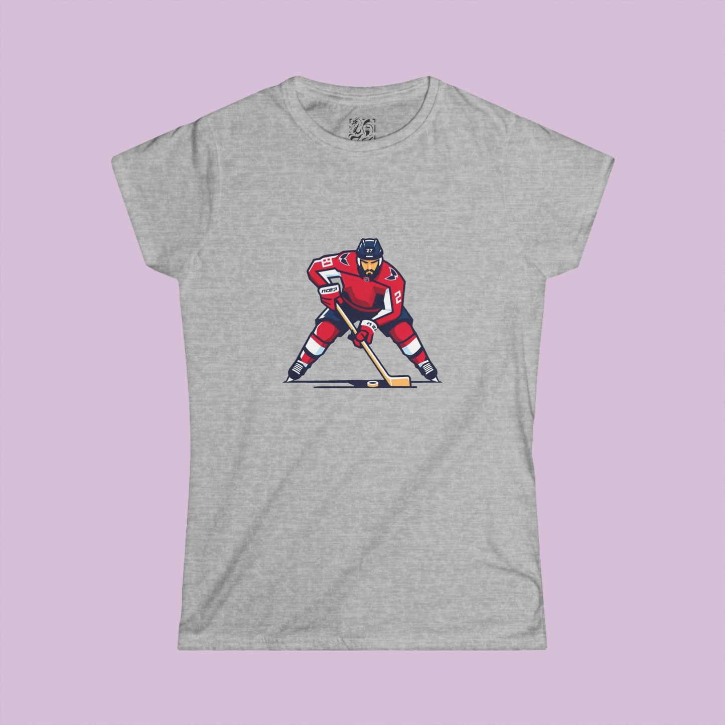 Washington Hockey Player Women's Softstyle Tee