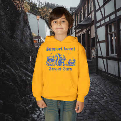 Support Local Street Cats Youth Hoodie
