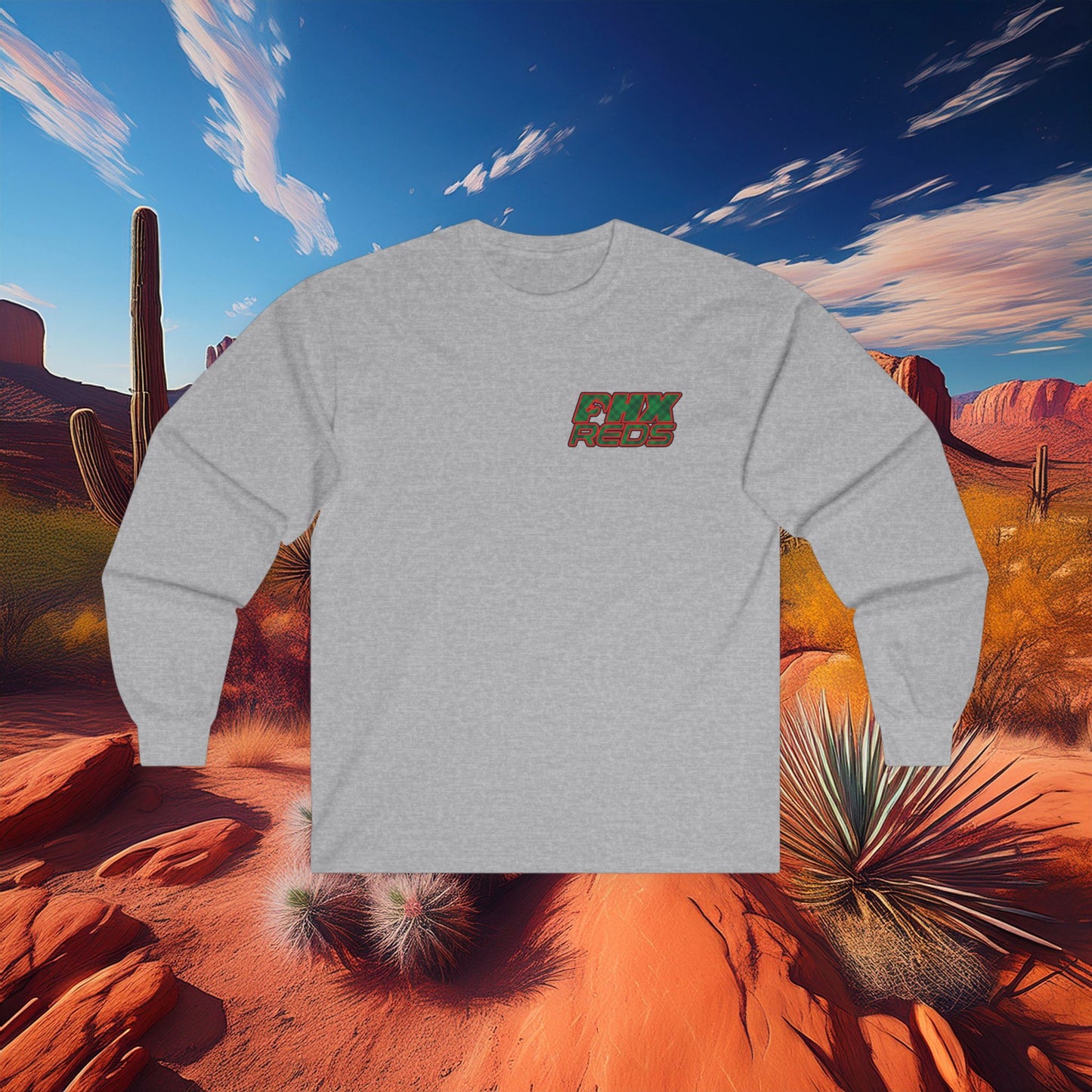 PHX Reds "Ho, Ho, Ho" Long Sleeve Tee