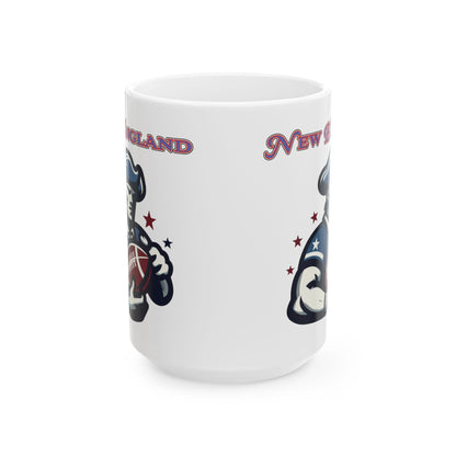 New England Football Ceramic Mug (11oz/15oz)