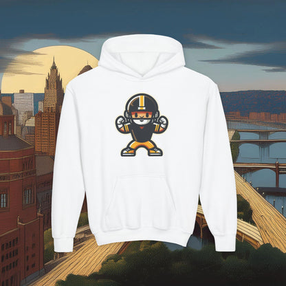 Mini Pittsburgh Football Player Youth Hoodie