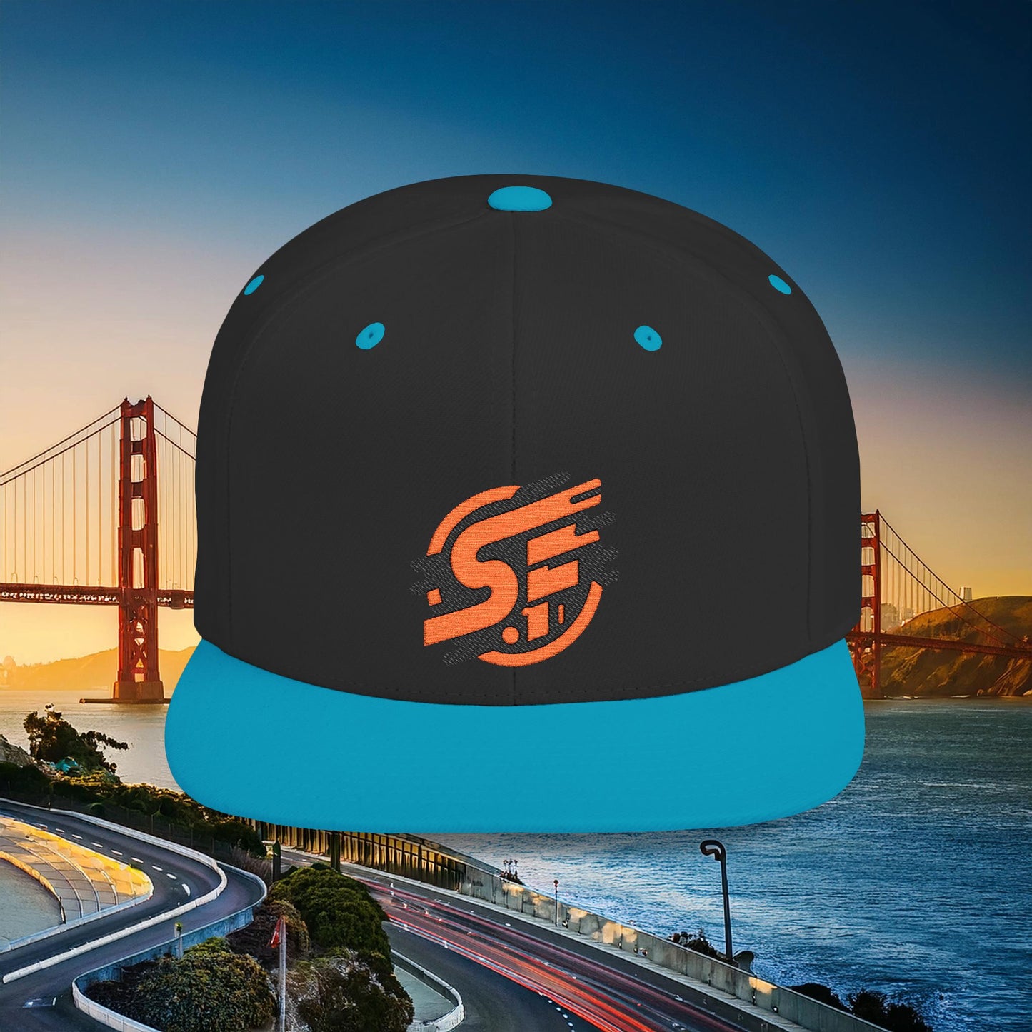 San Francisco SF Flat Bill Snapback