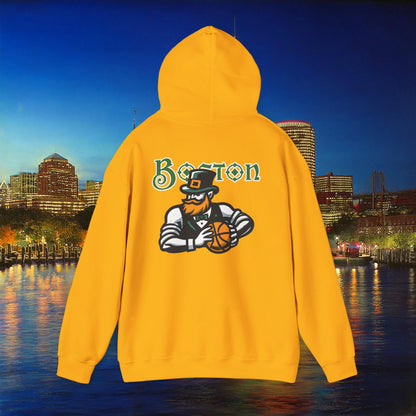 Boston Basketball Design Hoodie