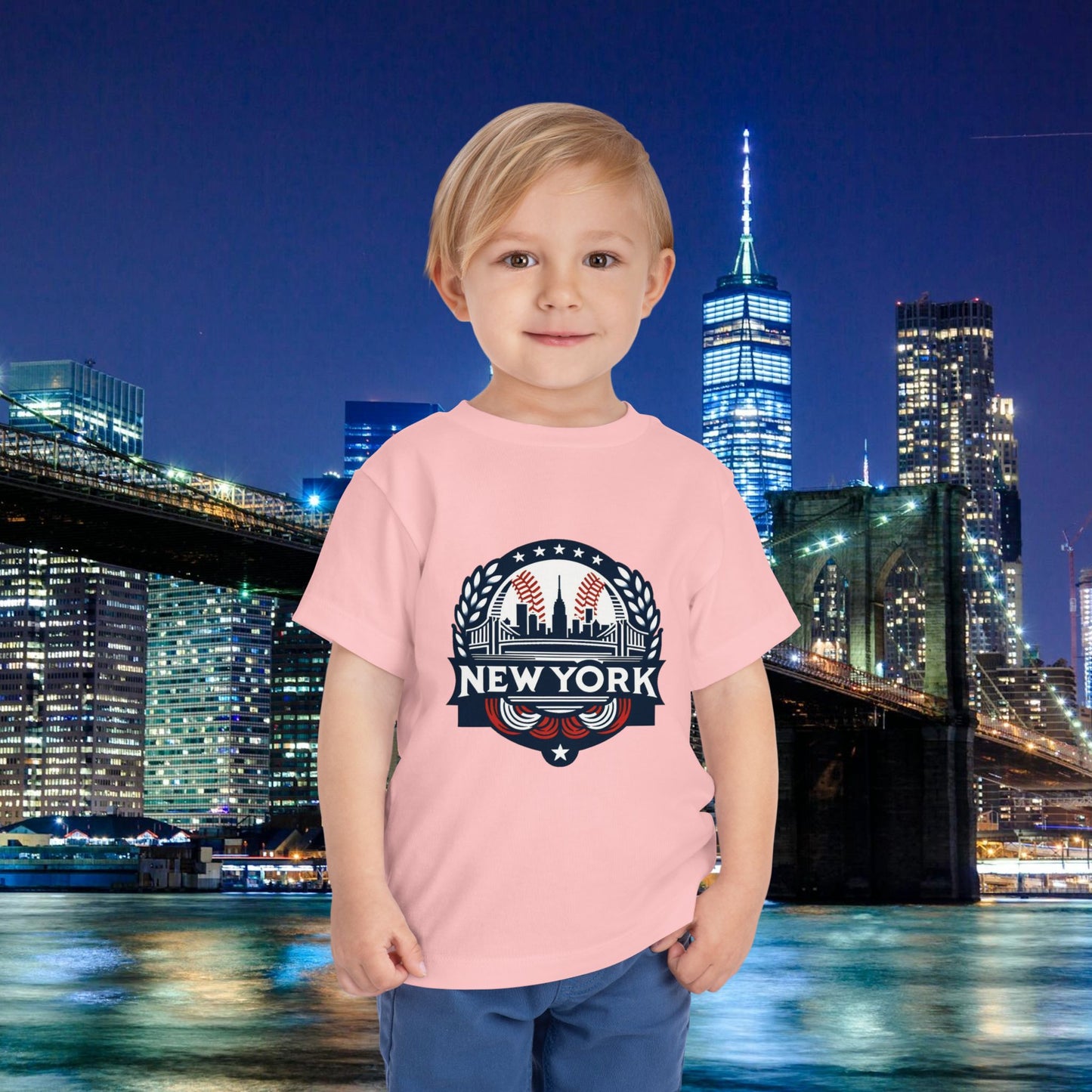 New York Bronx Baseball Toddler Tee