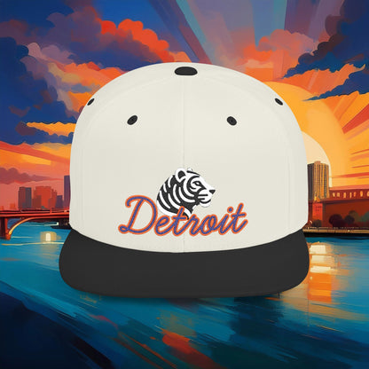 Detroit Baseball Flat Bill Snapback