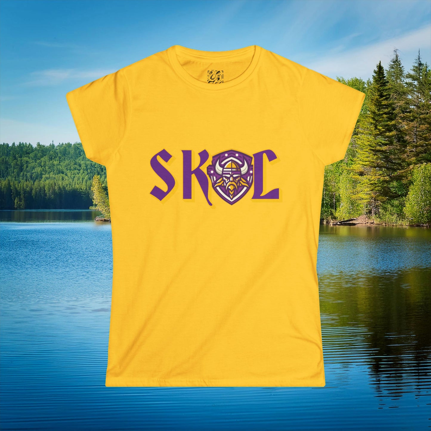 Minnesota Football SKOL Logo Women's Softstyle Tee