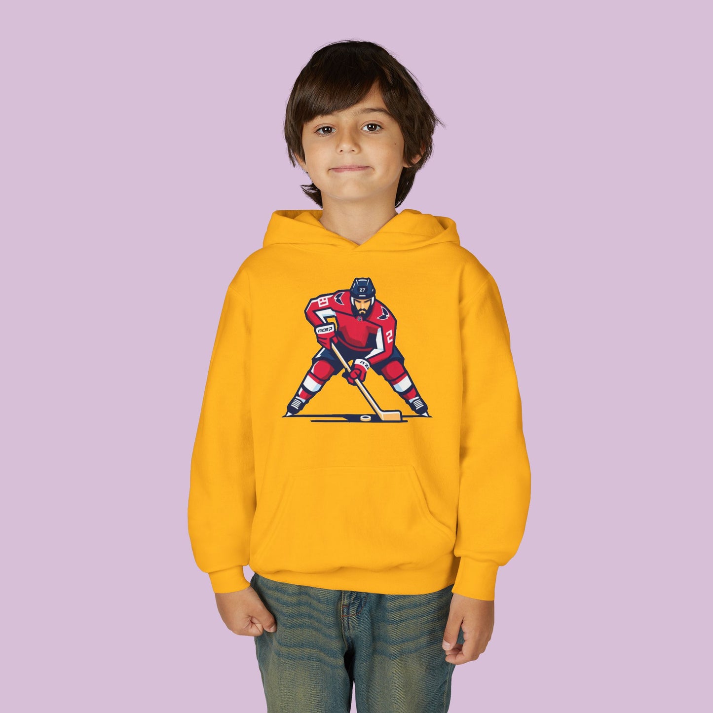 Washington Hockey Player Youth Hoodie