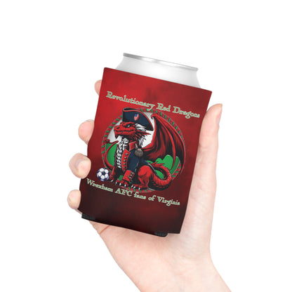 Revolutionary Red Dragons Logo Can Cooler - Red Smoke