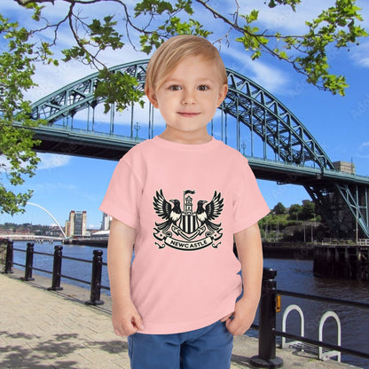 Newcastle United B&W Crest Toddler Tee