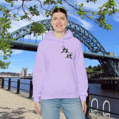 Newcastle United B&W Crest Hoodie