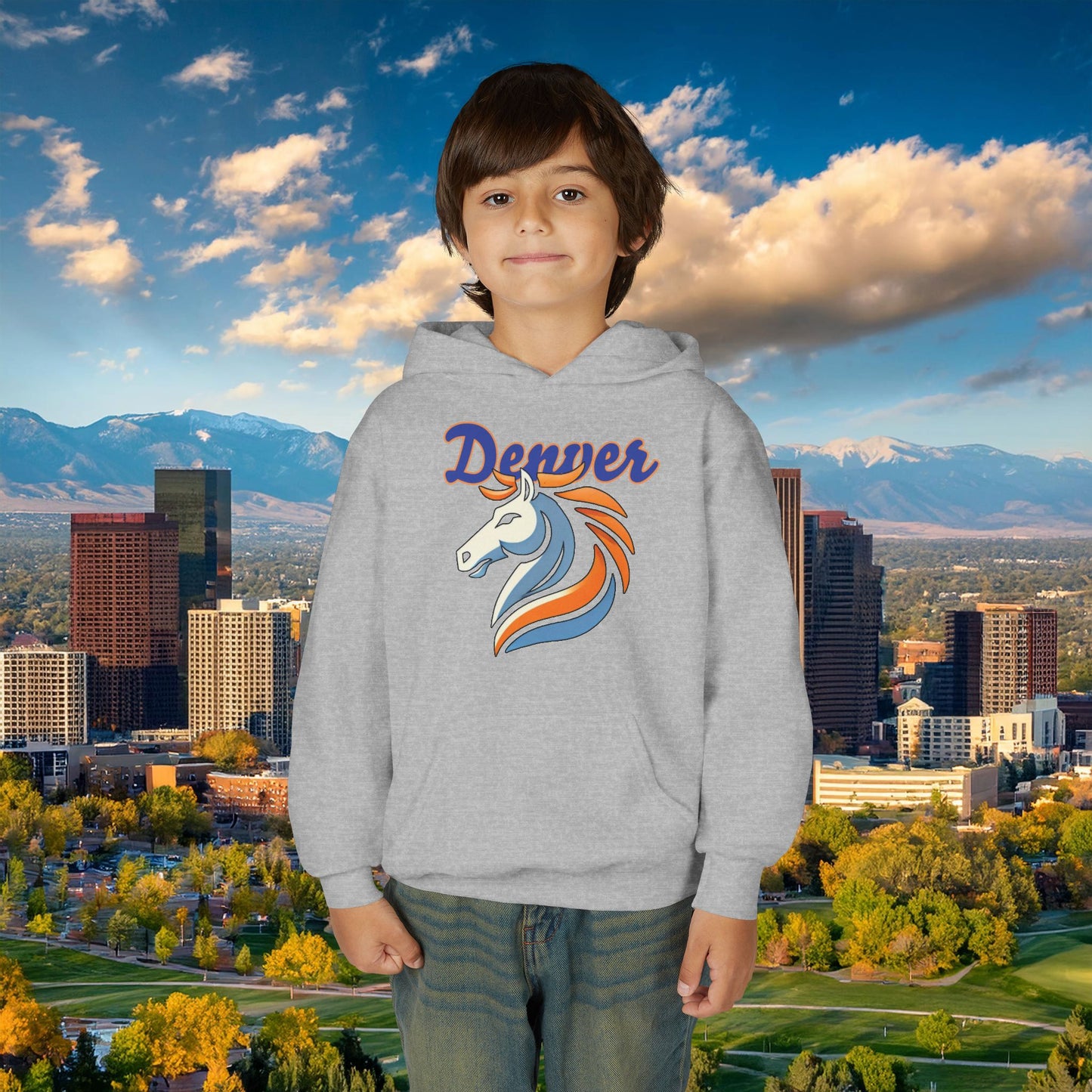Bronco Youth Hoodie