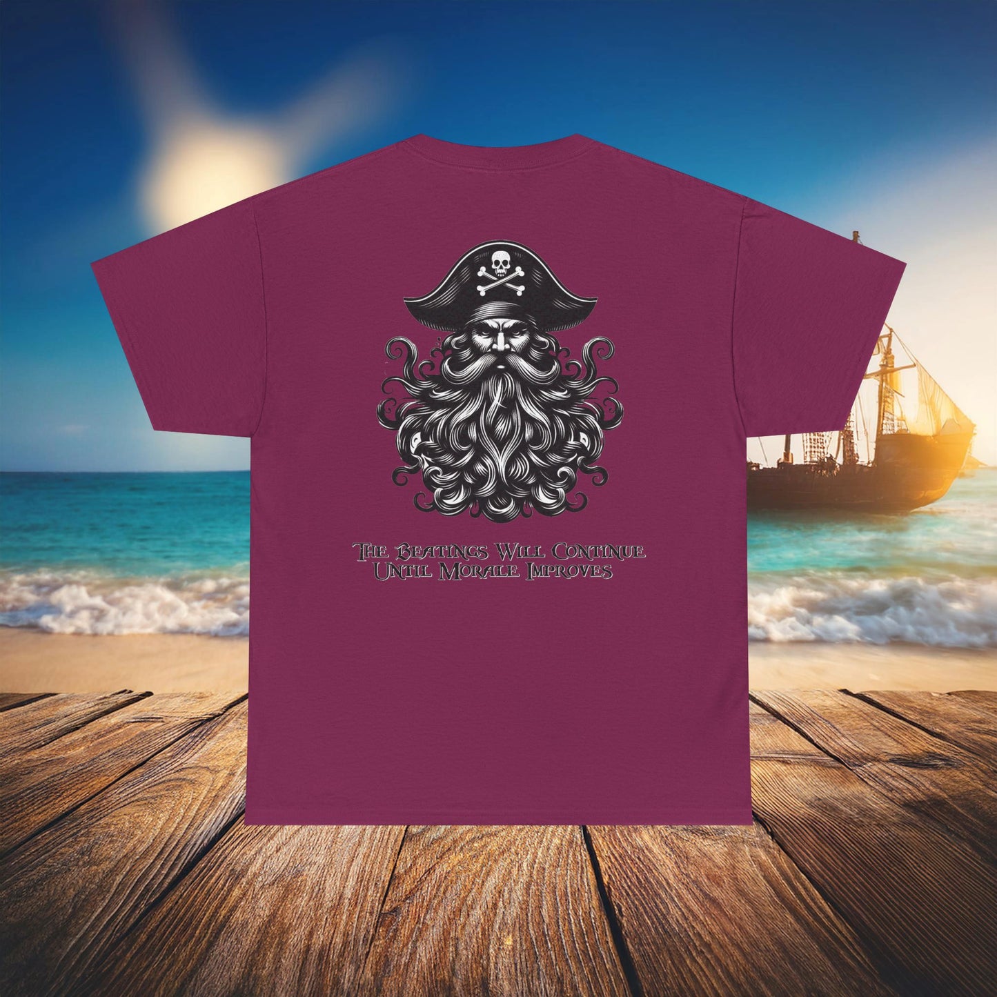 Pirate "Beatings Will Continue" Tee