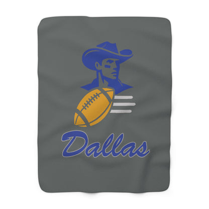 Dallas Football Sherpa Fleece Blanket