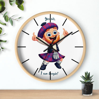 Scotland Can Boogie Wall Clock
