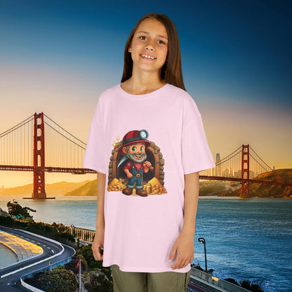 San Francisco Football Cartoon Miner Kids Tee