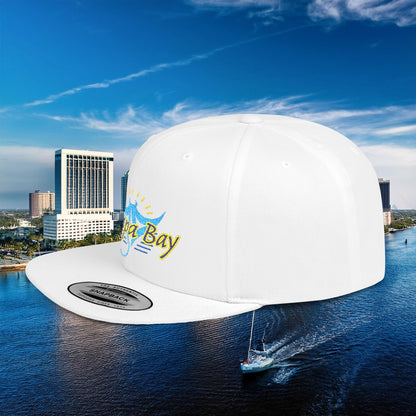 Tampa Bay Baseball Logo Flat Bill Snapback