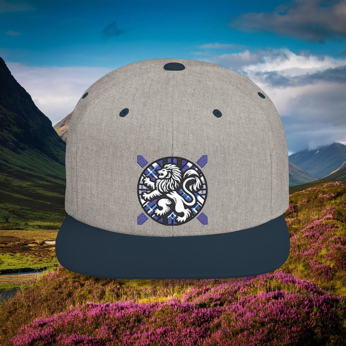 Scotland Rampant Lion Flat Bill Snapback