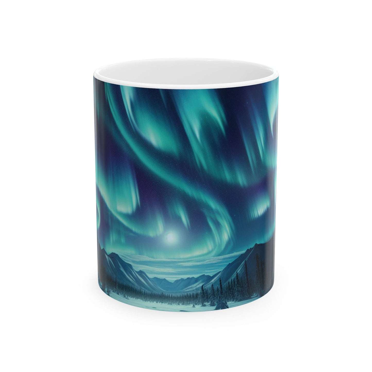 Northern Lights Ceramic Mugs (11oz\15oz)