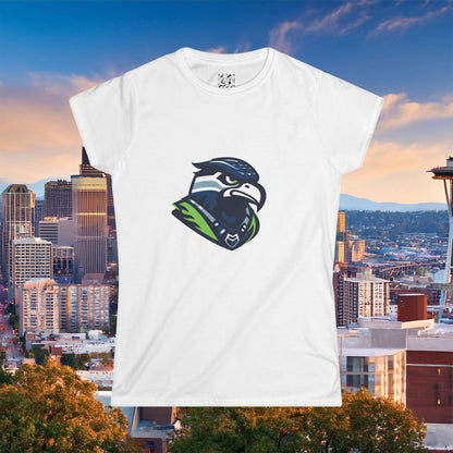 Seattle Football Crest Women's Softstyle Tee