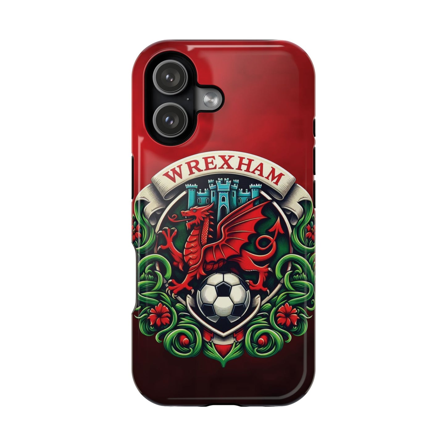 Wrexham Crest Impact-Resistant Cases