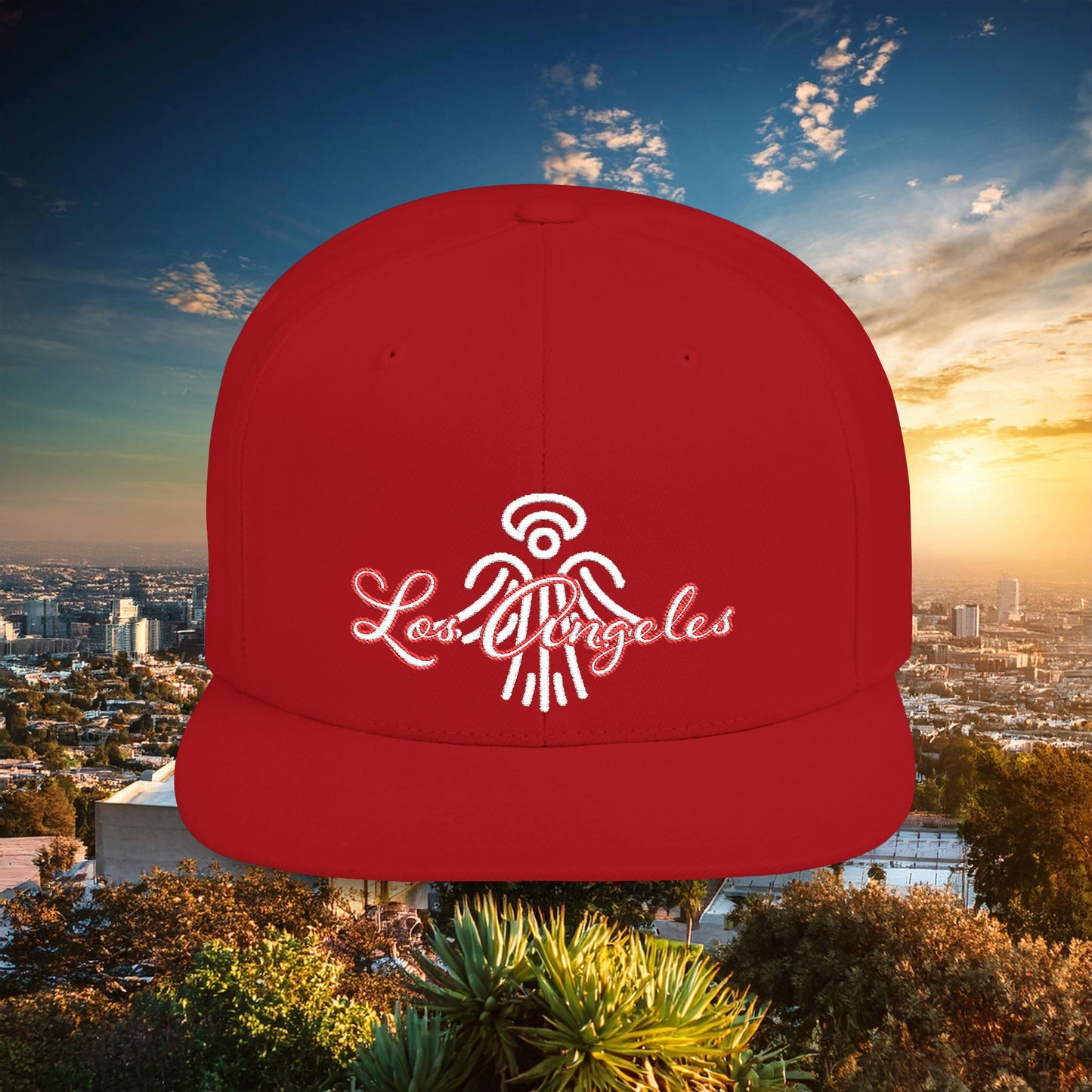 LA Angel Flat Bill Snapback