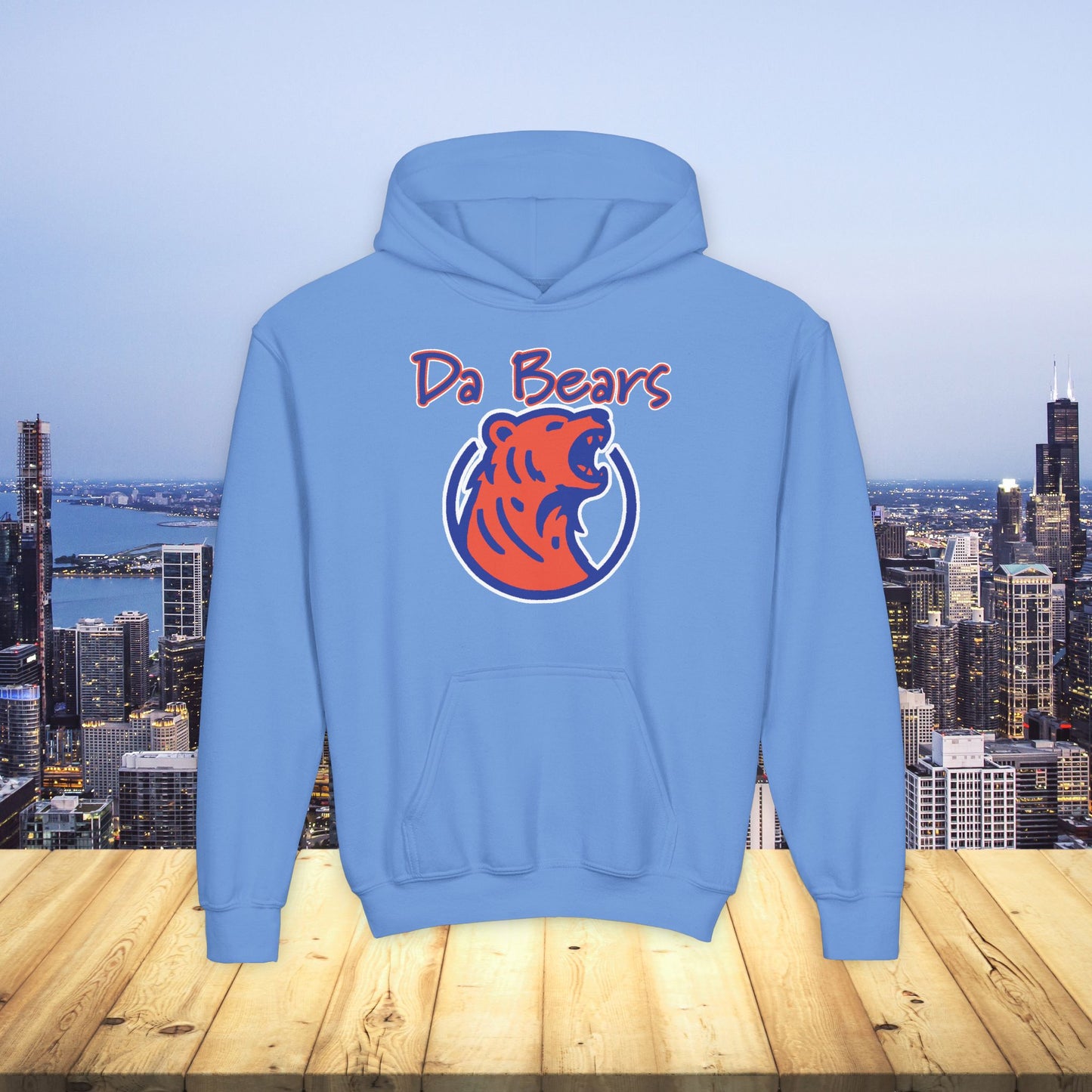 Da Bears Logo Youth Hoodie