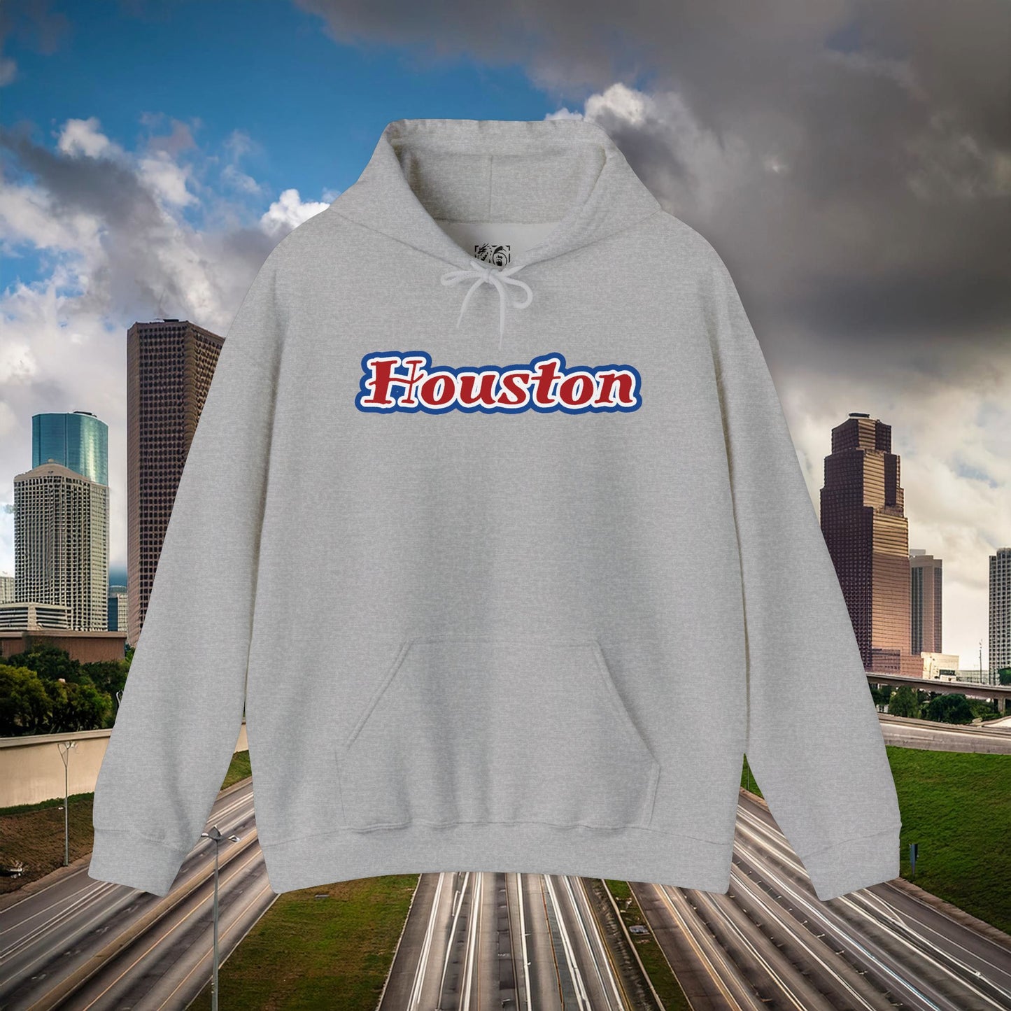 Houston Skull Hoodie