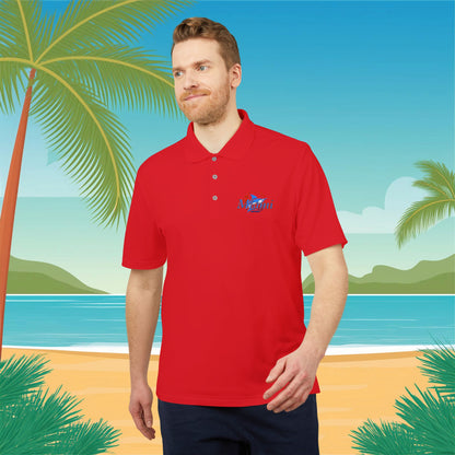 Miami Leaping Marlin adidas Performance Polo