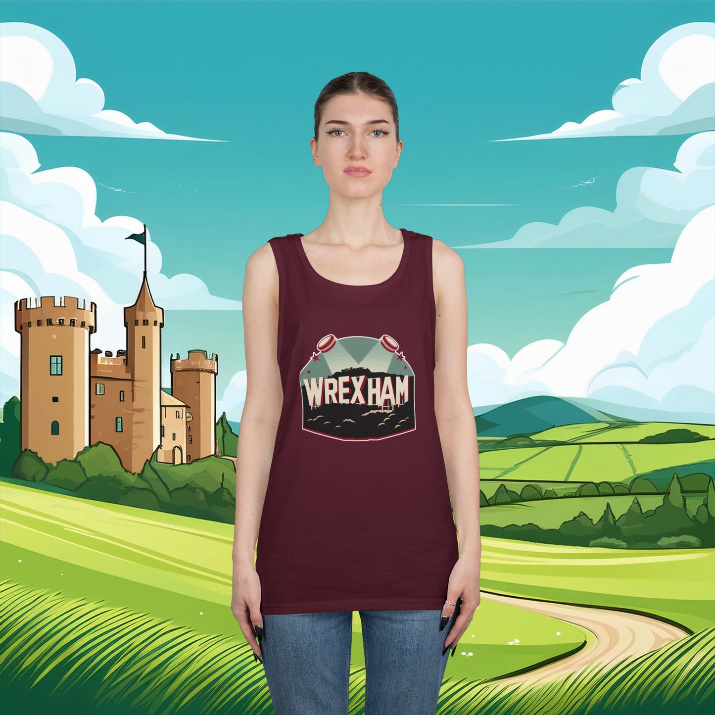 Wrexham Hollywood Sign Tank Top