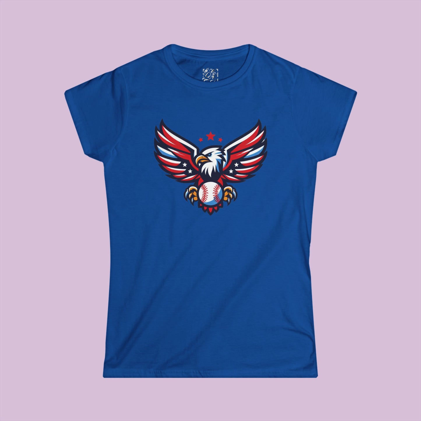 Washington Baseball Eagle Women's Softstyle Tee