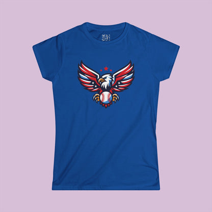 Washington Baseball Eagle Women's Softstyle Tee