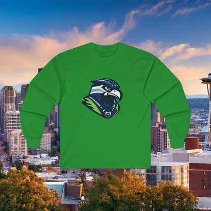 Seattle Football Crest Long Sleeve Tee