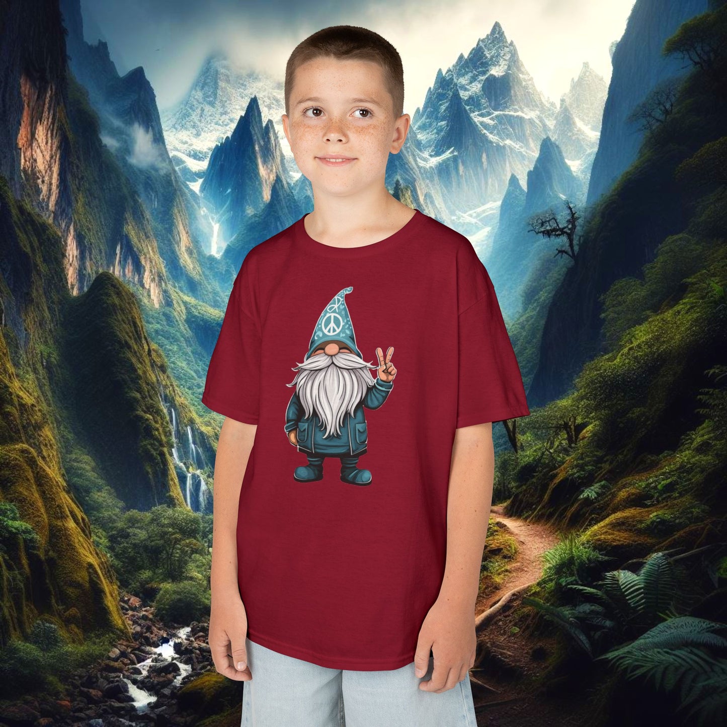 Peace Gnome Kids Tee