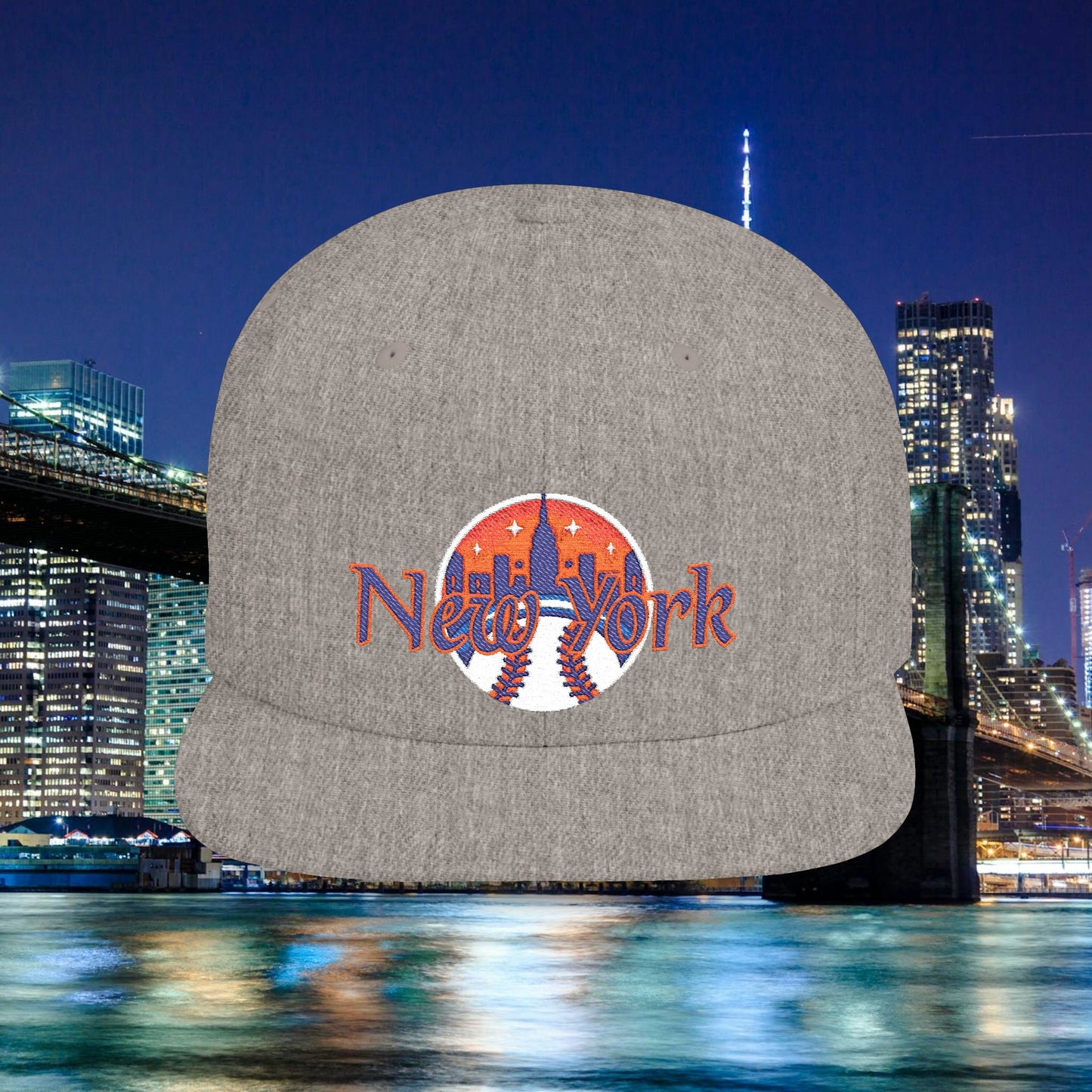 NY Metro Baseball Flat Bill Snapback