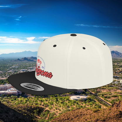 Arizona Baseball Logo Flat Bill Snapback