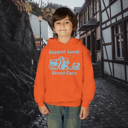 Support Local Street Cats Youth Hoodie