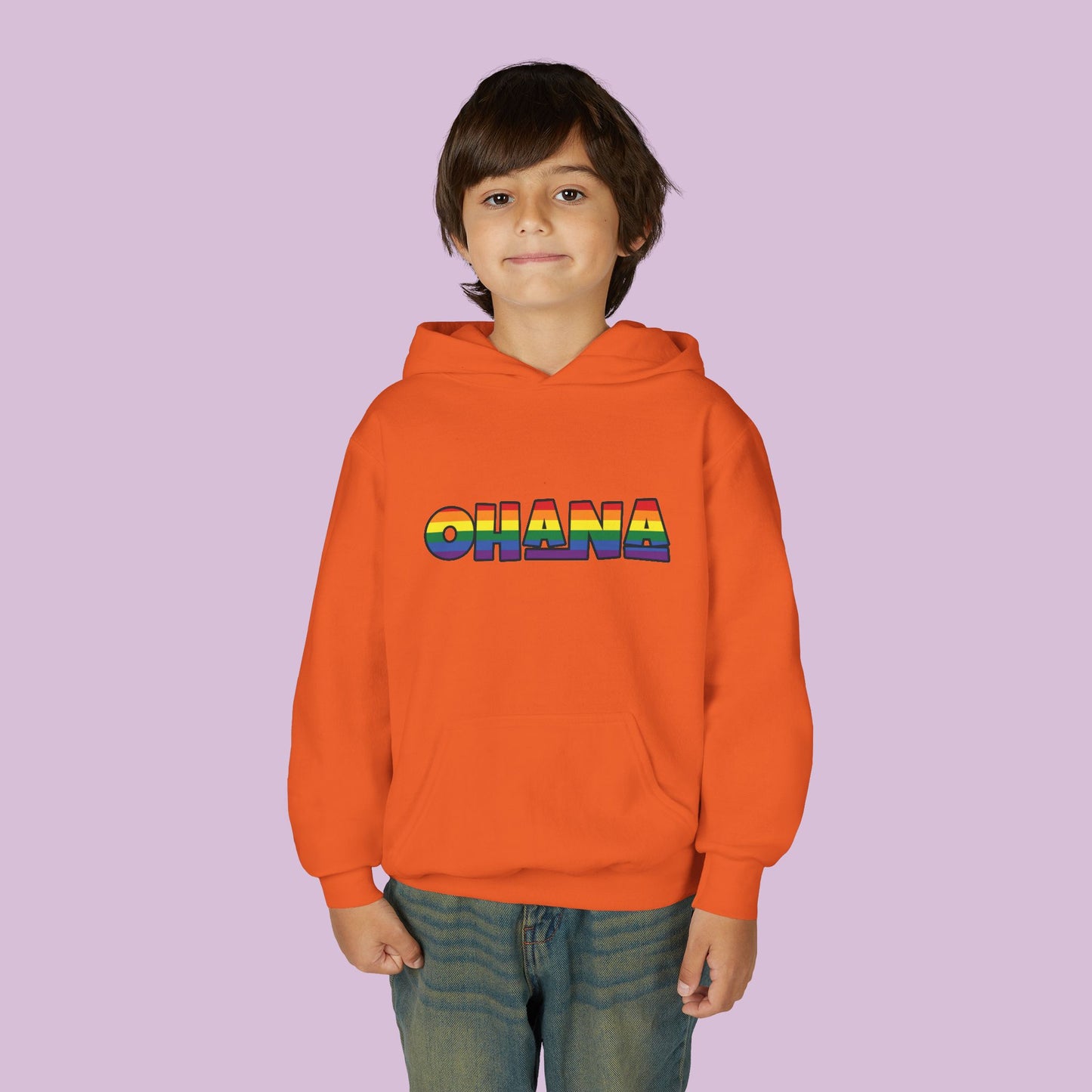 Rainbow Ohana Youth Hoodie
