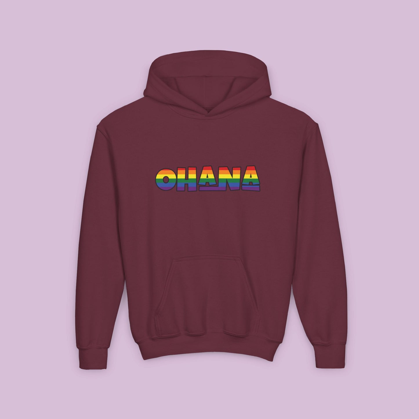 Rainbow Ohana Youth Hoodie