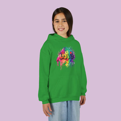 Love Color Bomb Youth Hoodie