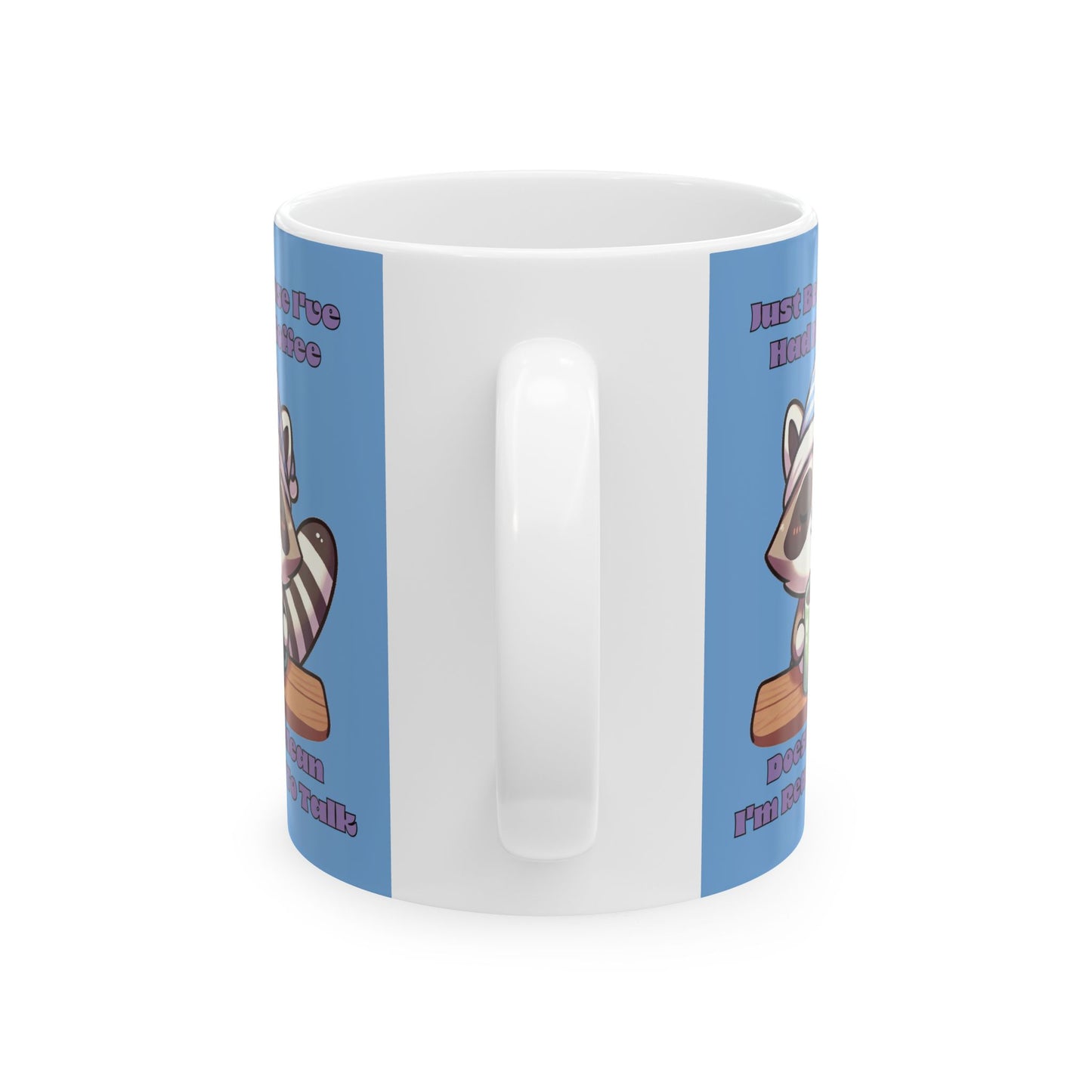 Raccoon Coffee Ceramic Mug (11oz/15oz)
