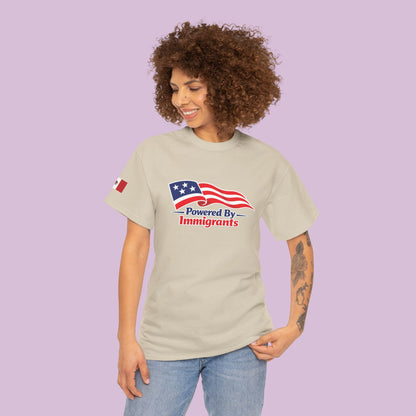 Powered By Immigrants Tee