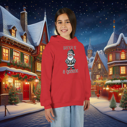 Newcastle United Santa is a Geordie Youth Hoodie