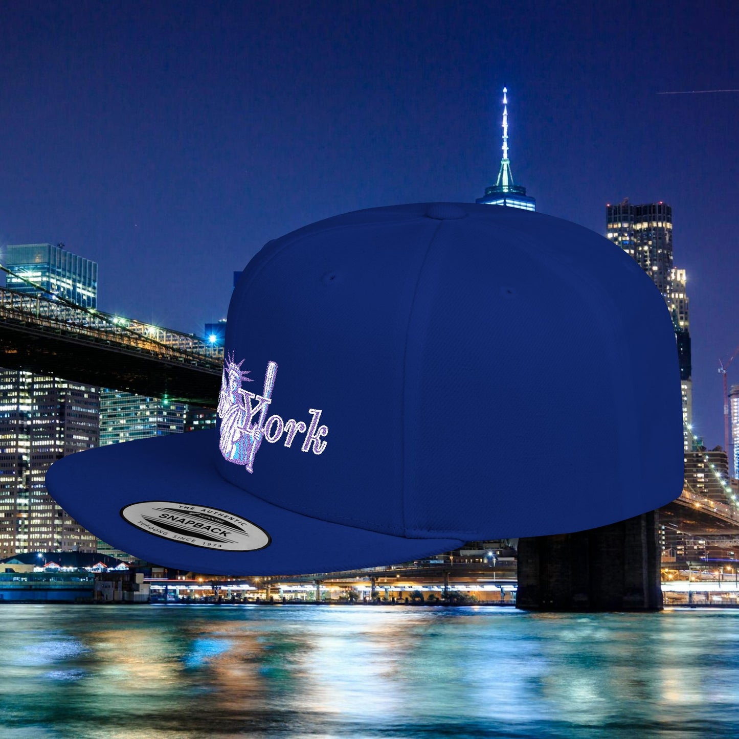 New York Lady Liberty Flat Bill Snapback