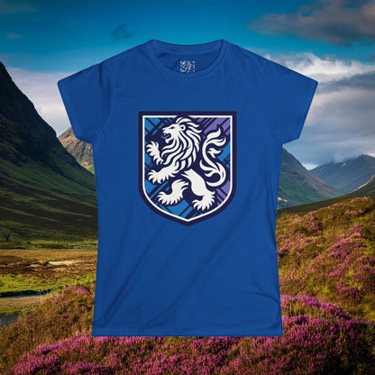Scottish Rampant Lion Crest Women's Softstyle Tee