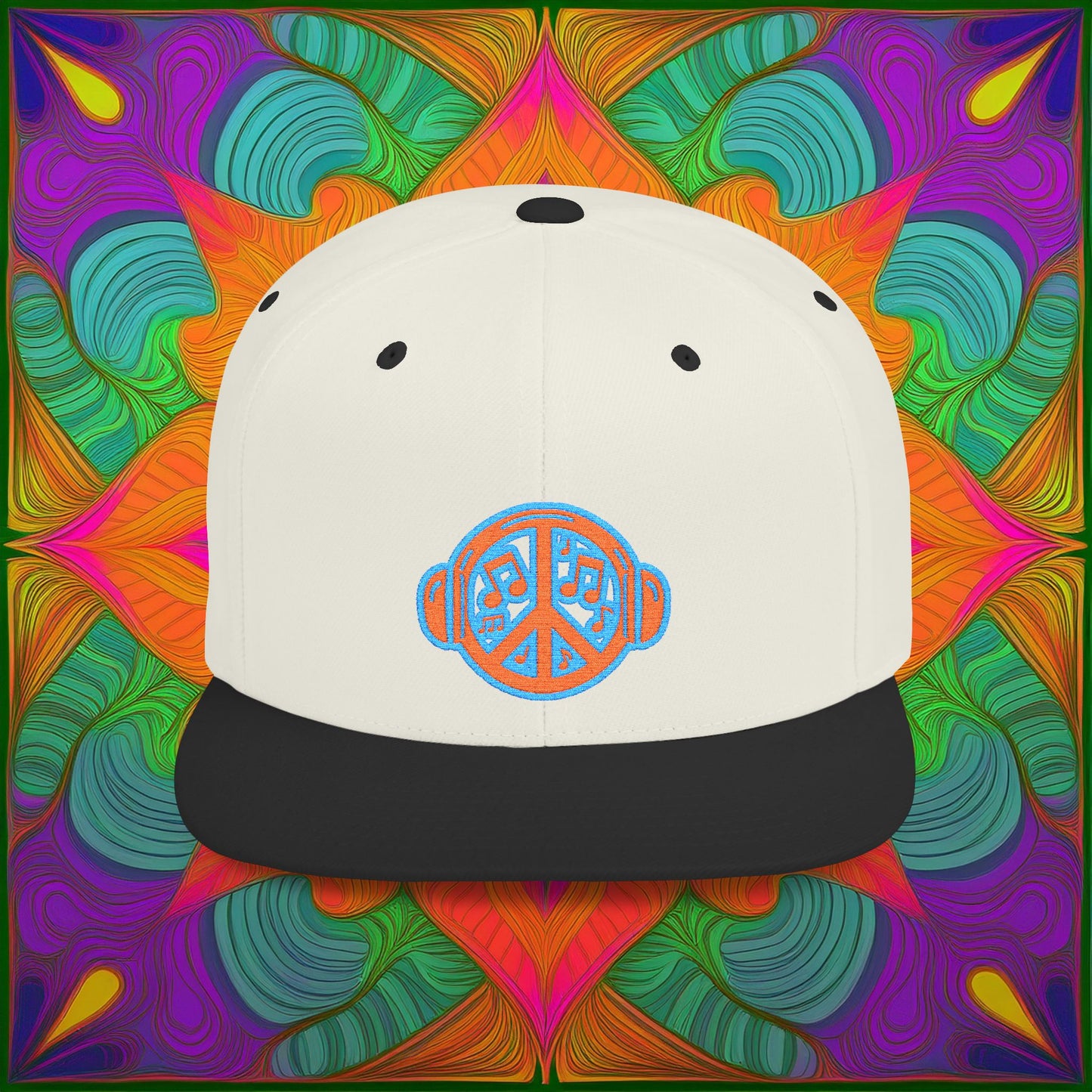 Beats Peace Logo Flat Bill Snapback