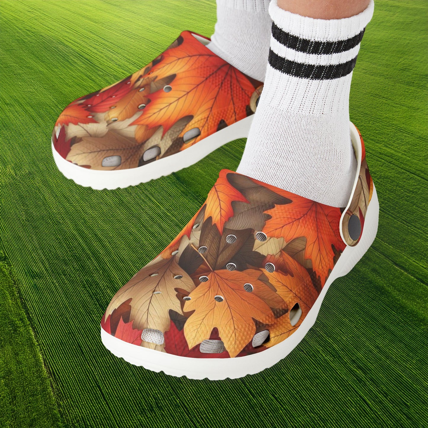 Autumn Leaves Kid's Foam Clogs